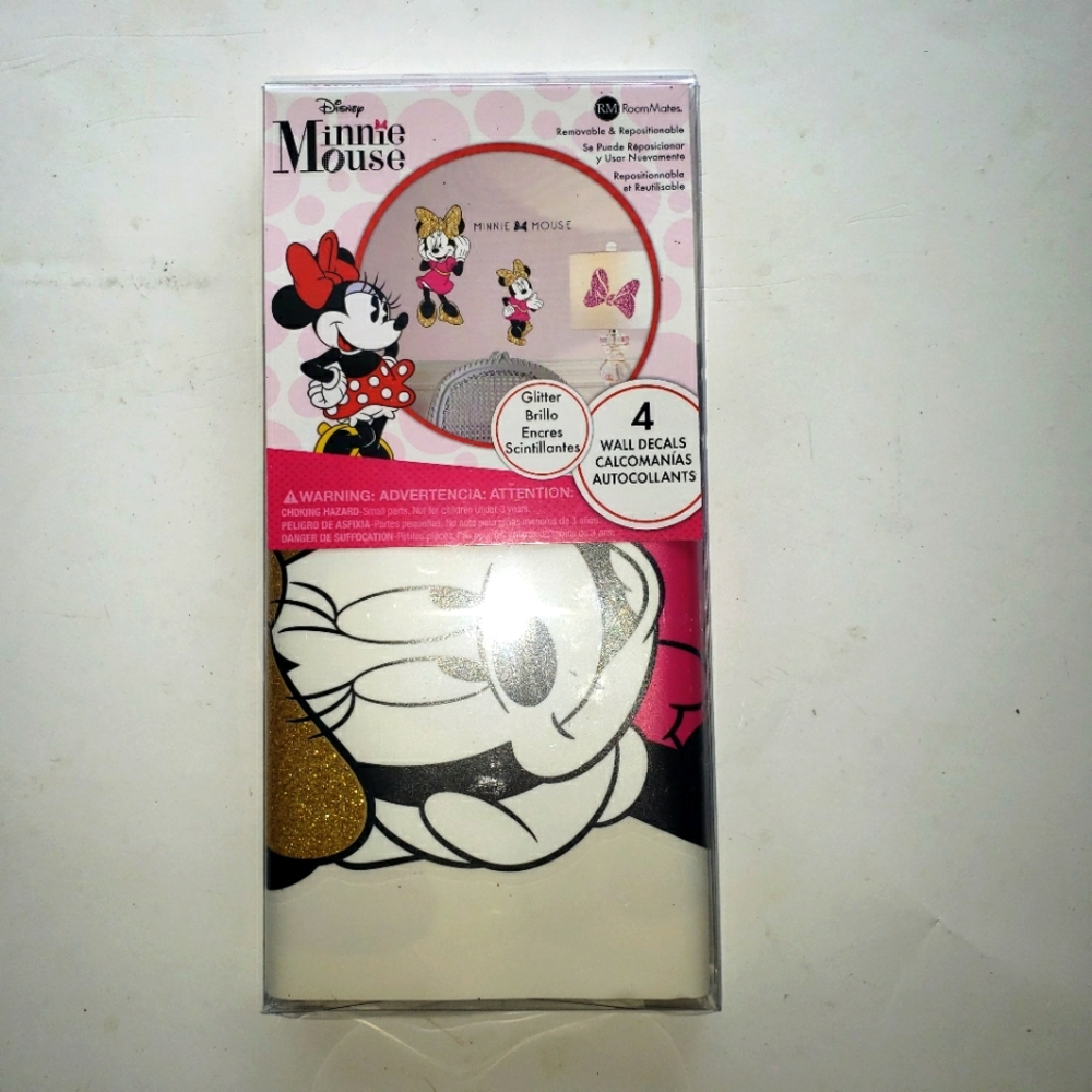 MINNIE MOUSE WALL DECALS - DISNEY - New Never Opened